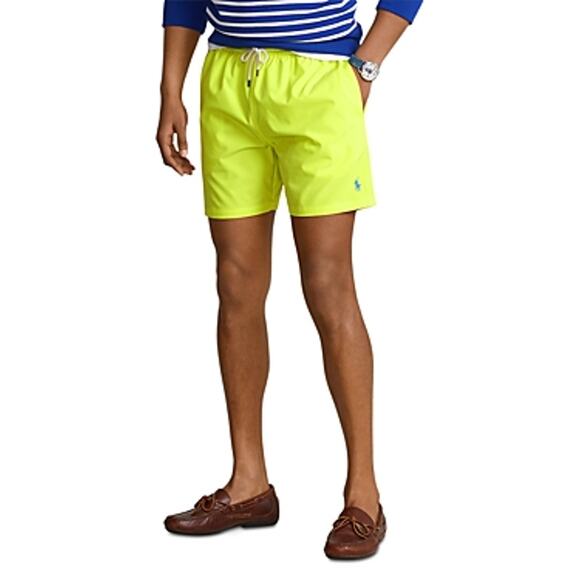 Polo Ralph Lauren 5.75-Inch Traveler Classic Swi Neon Yellow M - Picture 1 of 1
